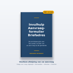 Invulhulp aanvraagformulier briefadres